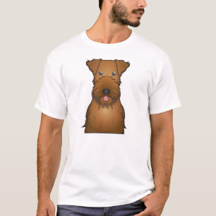 Irish Terrier Cartoon T-Shirt