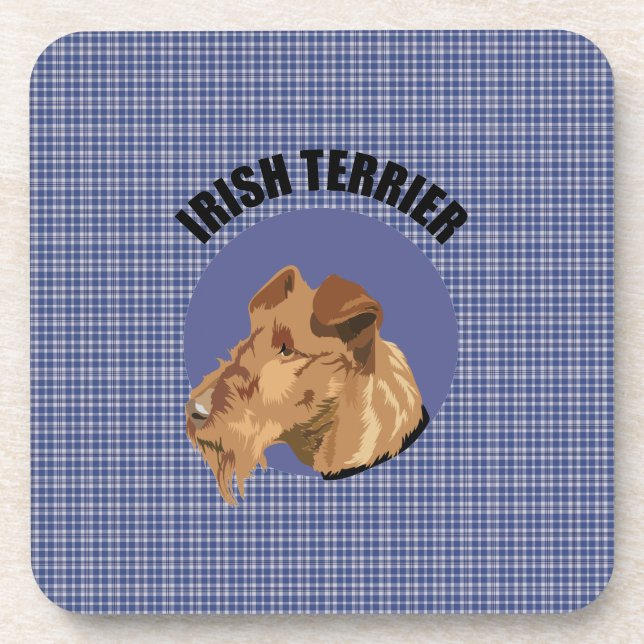 Irish terrier coaster (Front)