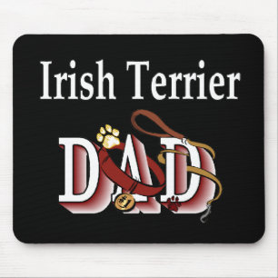 Irish Terrier Dad Gifts Mouse Pad