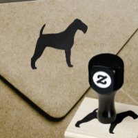 Irish Terrier Dog Breed Silhouette