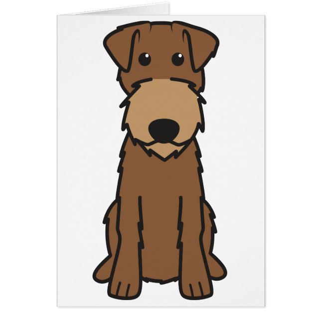 Irish Terrier Dog Cartoon (Front)