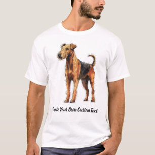 Irish Terrier Dog Create Your Own Custom Text T-Shirt