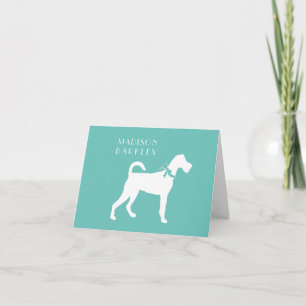 Irish Terrier Dog Puppy Note Card