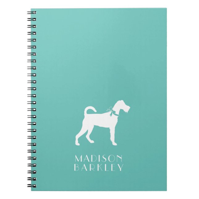 Irish Terrier Dog Puppy Notebook (Front)