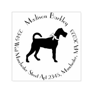 Irish Terrier Dog Puppy Self-inking Stamp