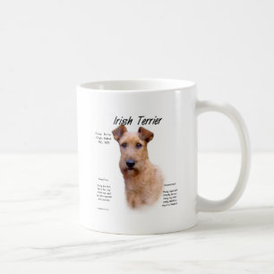 Irish Terrier History Design Coffee Mug