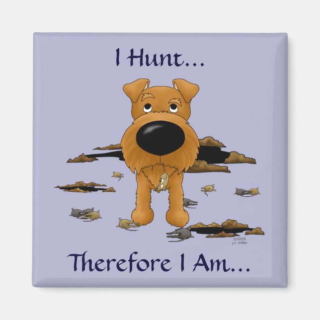 Irish Terrier (Irish Terriers) I Hunt... Magnet (Front)