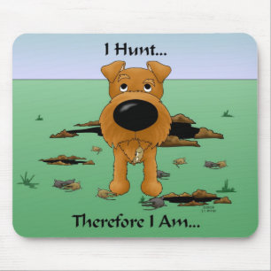 Irish Terrier (Irish Terriers) I Hunt... Mousepad