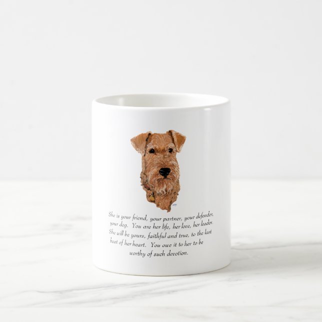 Irish Terrier Keepsake - Female Coffee Mug (Center)