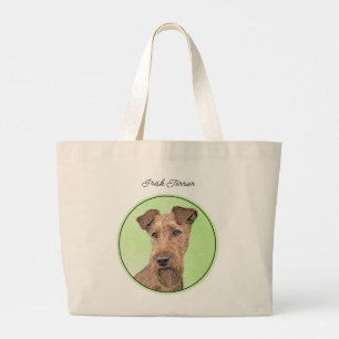 Irish Terrier Large Tote Bag