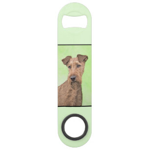 Irish Terrier Painting - Cute Original Dog Art