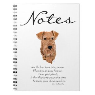 Irish Terrier Rainbow Bridge Notebook