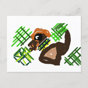 Irish Terrier st Patrick style Postcard