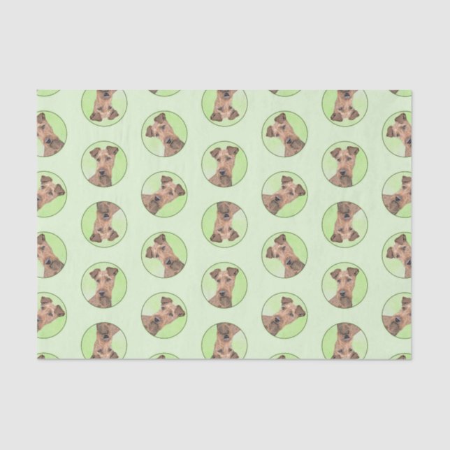 Irish Terrier Tissue Paper (Front)