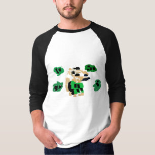 Irish Terrier wear green St Patrick T-Shirt