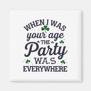 Irish Themed Green Outfits Saint Patricks Day Idea Magnet