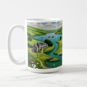 Irish-themed Scenic Landscape Personalised Coffee Mug