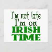 Irish Time Funny Saying
