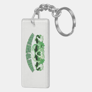 Irish to the Bone Skull Key Ring