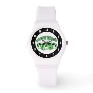 Irish to the Bone Skull Watch