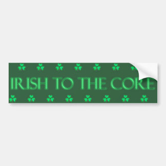 Irish To The Core Bumper Sticker