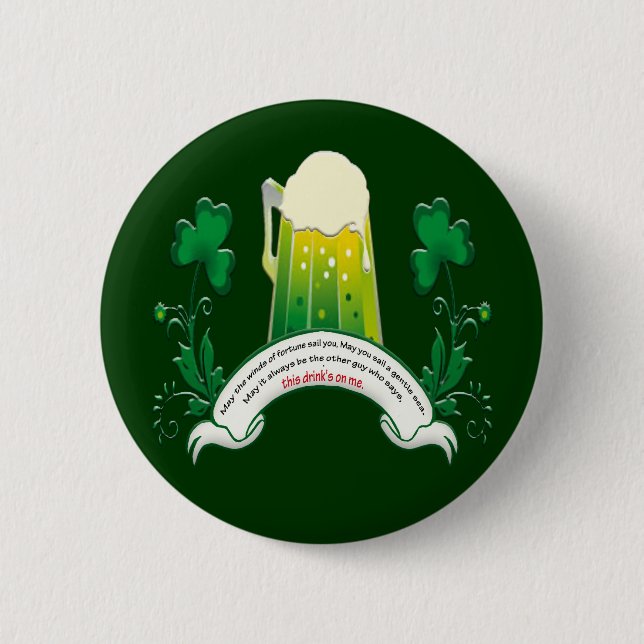 Irish Toast Button (Front)