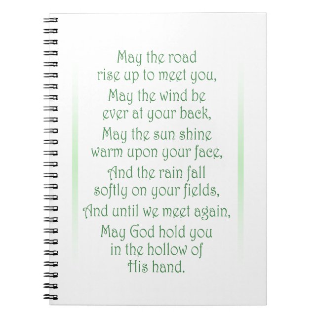 Irish Toast Notebook (Front)