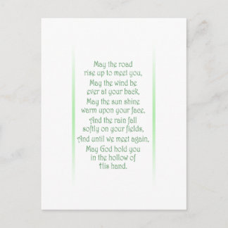 Irish Toast Postcard