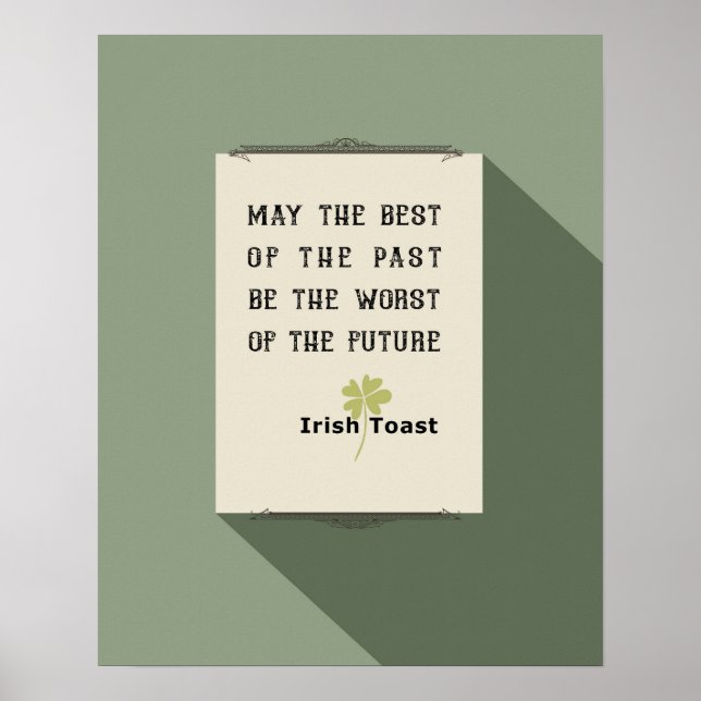 Irish Toast Poster (Front)