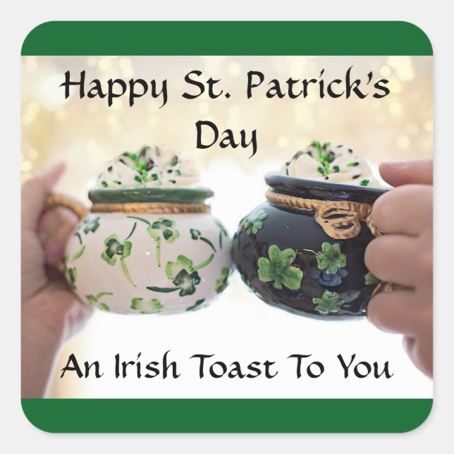 Irish Toast Sticker (Front)
