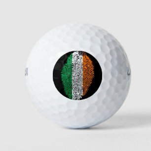 Irish touch fingerprint flag golf balls