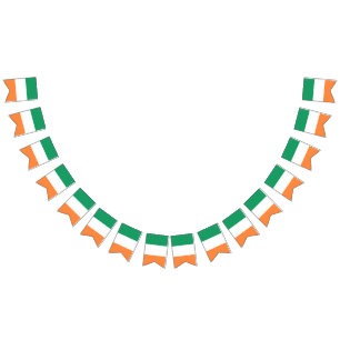Irish tricolour St. Patrick's Day party Bunting