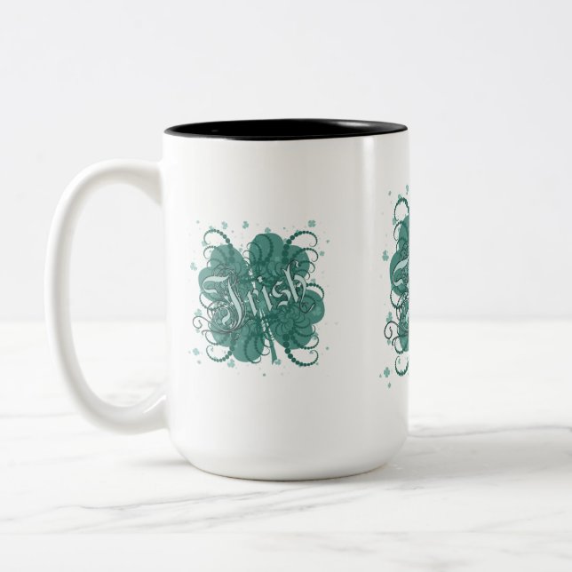 Irish Two-Tone Coffee Mug (Left)