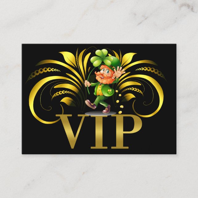 Irish VIP Business Card / Pass / Invitation (Front)