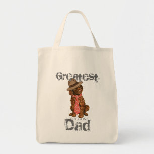 Irish Water Spanel Dad Tote Bag
