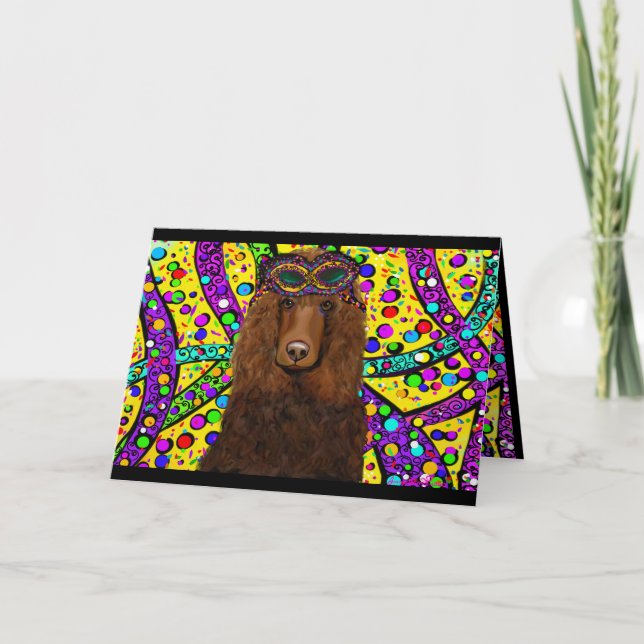 Irish Water Spaniel Card (Front)