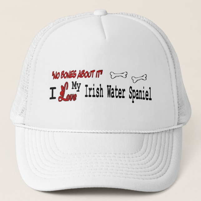 Irish Water Spaniel (I Love) Hat (Front)
