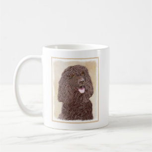 Irish Water Spaniel Painting - Original Dog Art Coffee Mug