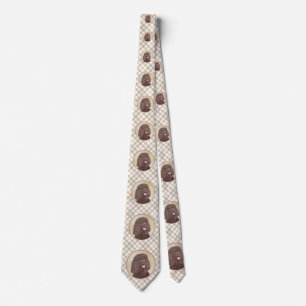 Irish Water Spaniel Painting - Original Dog Art Tie