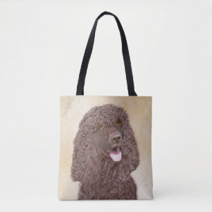 Irish Water Spaniel Painting - Original Dog Art Tote Bag