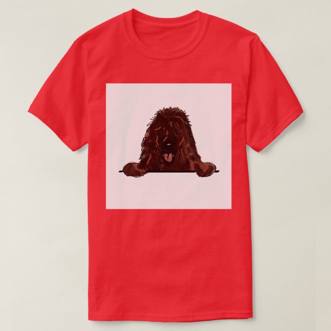Irish water spaniel T-Shirt (Design Front)