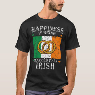 Irish Wedding Ireland Roots Irishman Flag Married T-Shirt