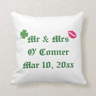 Irish Wedding Pillow