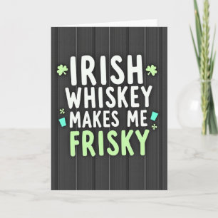 Irish Whiskey Fun Pattern Card