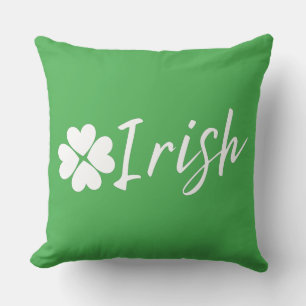 Irish with Shamrock - St. Patrick Day Cushion