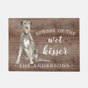 Irish Wolf Hound Dog Personalised Door Mat