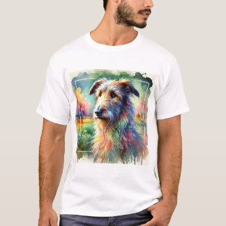 Irish Wolfhound 140724AREF108 - Watercolor T-Shirt