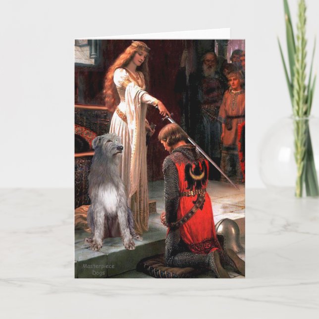 Irish Wolfhound 1 - The Accolade Card (Front)