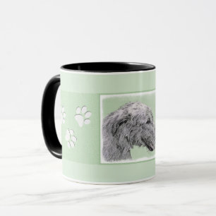 Irish Wolfhound 2 Painting - Cute Original Dog Art Mug