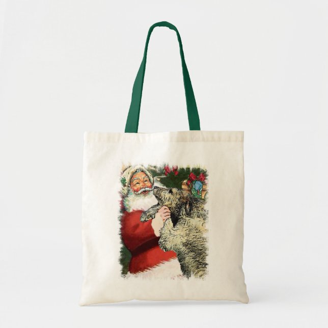Irish Wolfhound Christmas Gifts Tote Bag (Front)